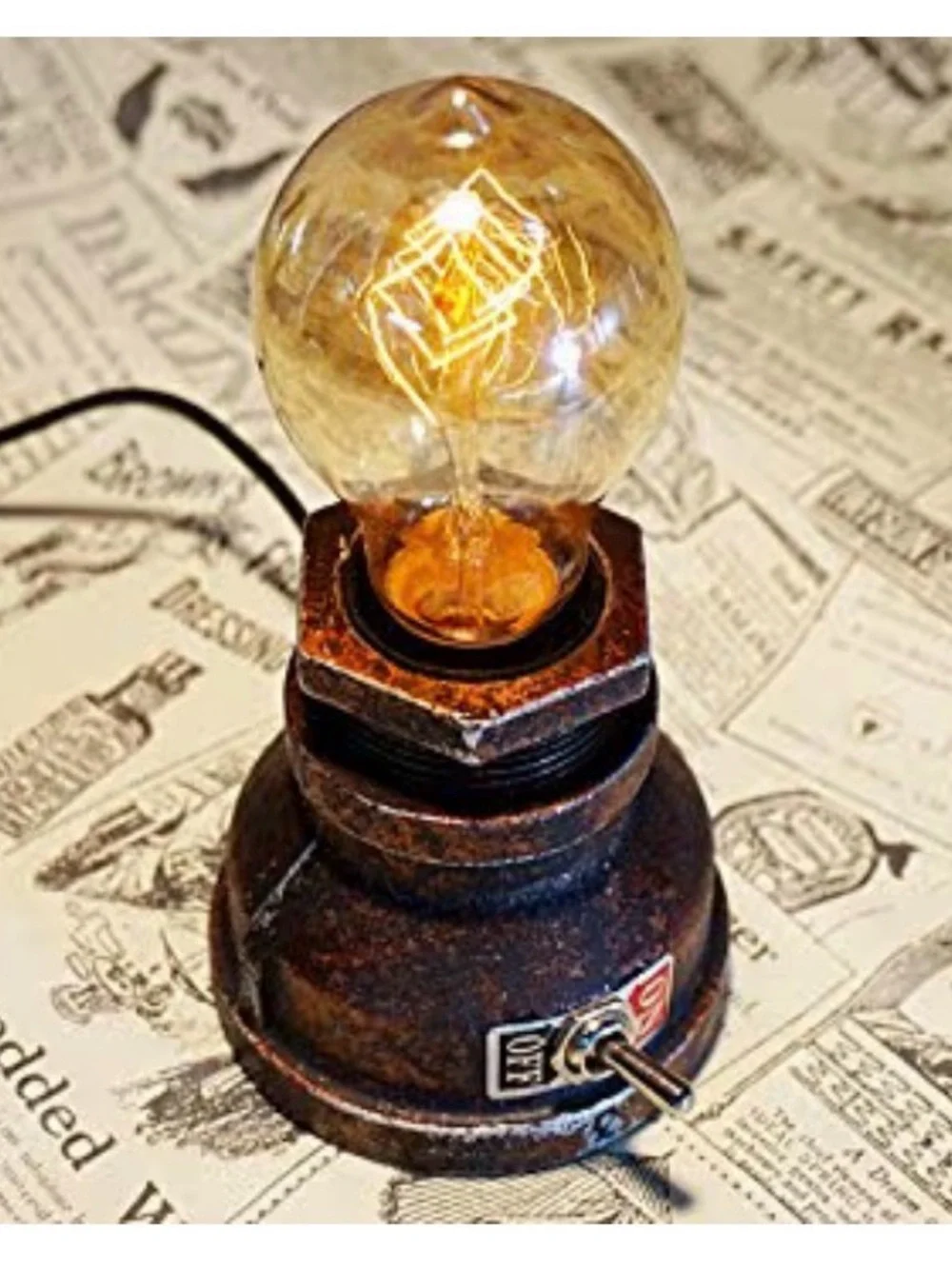 Y-Nut Touch Control Table Lamp Vintage Desklamp